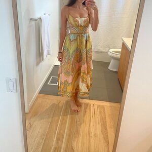 Zimmerman dress, size 1, new with tags. Paisley linen. "Maxine Paisley Linen"